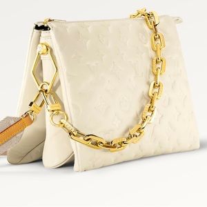 Brand new Louis Vuitton Coussin PM Crossbody bag, ivory color